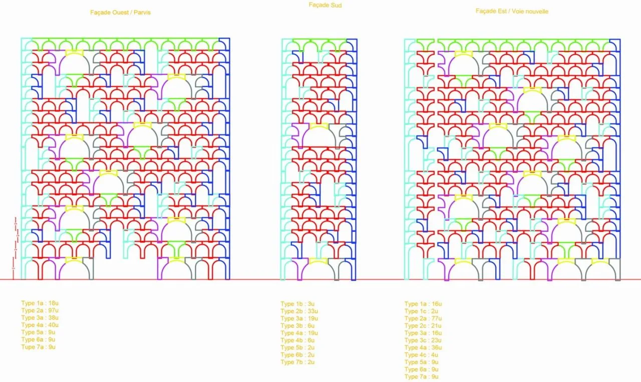 BIM Architecture | 414 Arches, 'Blue Gate' Residence/PietriArchitectors