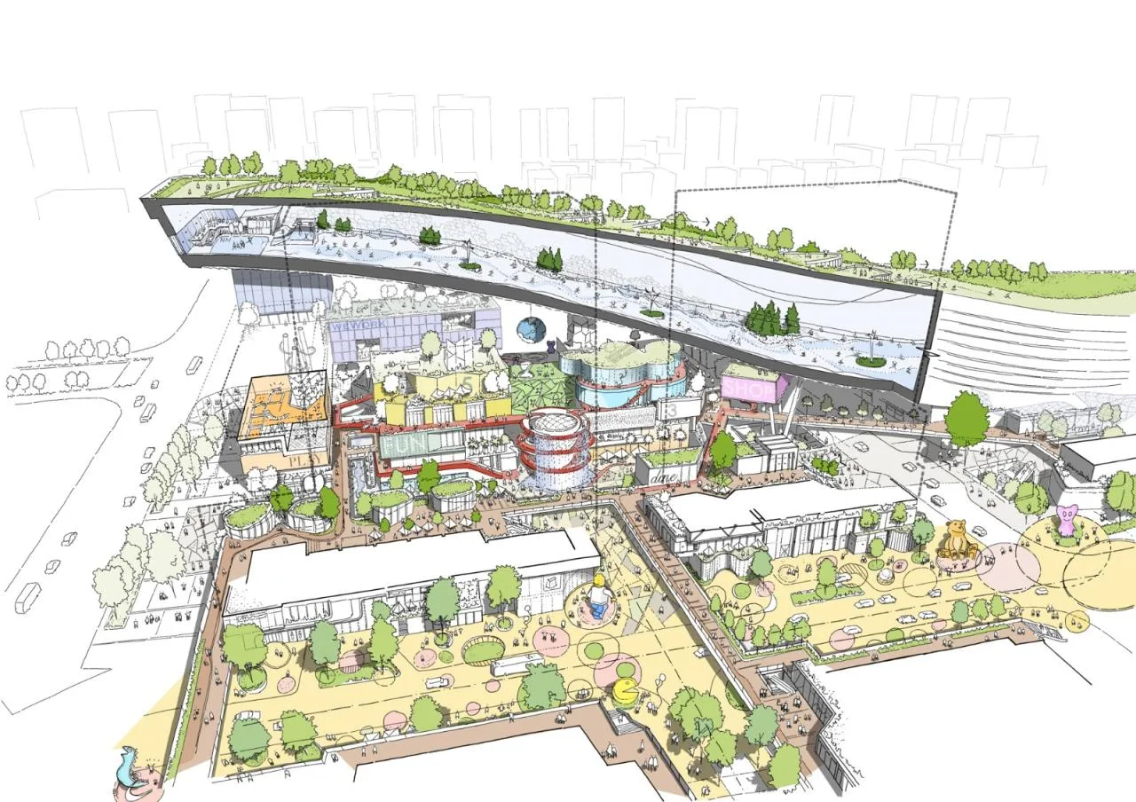 BIM Architecture | Shenzhen Qianhai · Huafa Ice and Snow World: The World's Largest Indoor Ski Center/10 Design