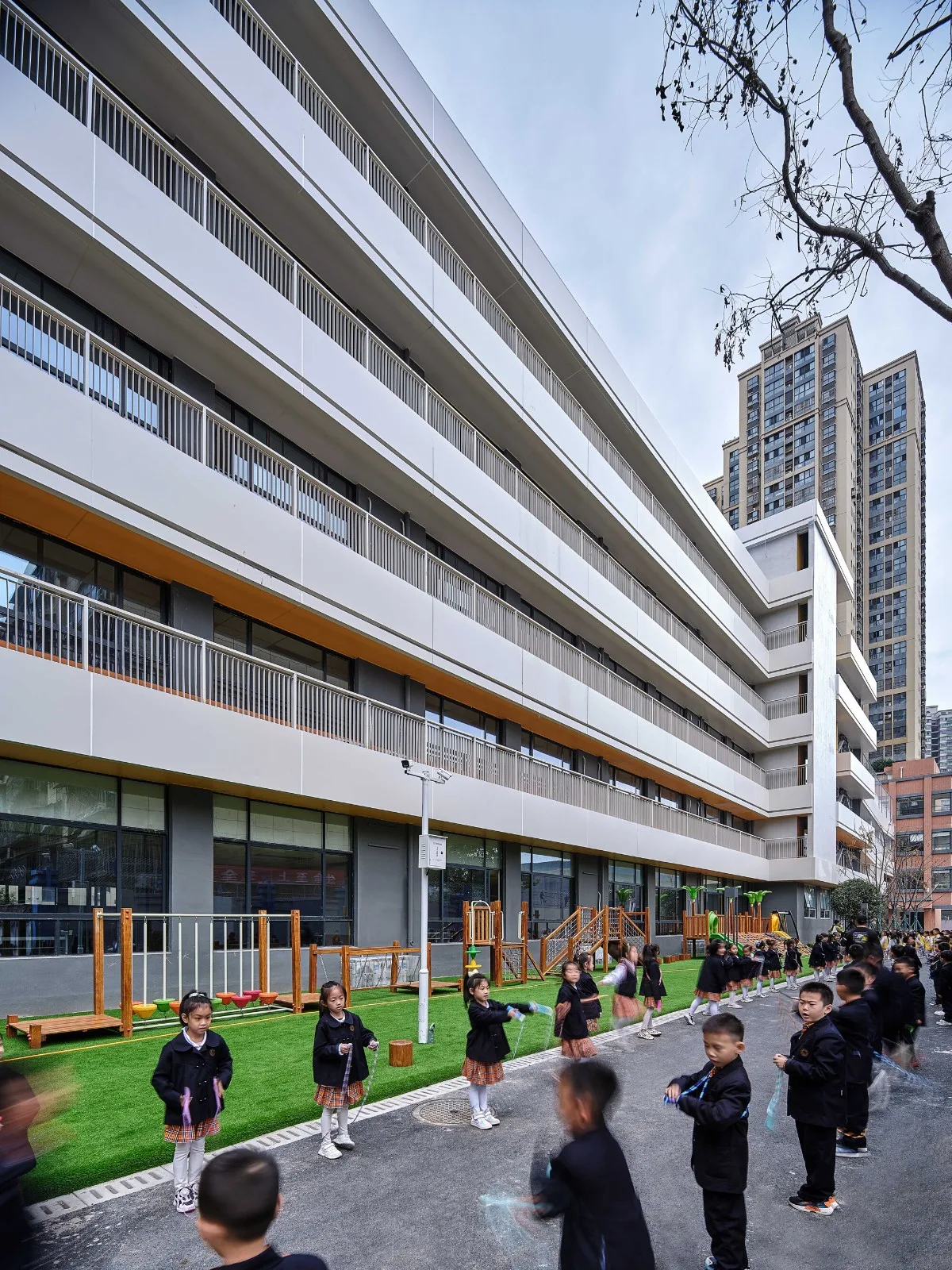 BIM Architecture | Xi'an Weiyang Road Primary School Comprehensive Building/Qu Peiqing Studio of China Northwest Architectural Design and Research Institute
