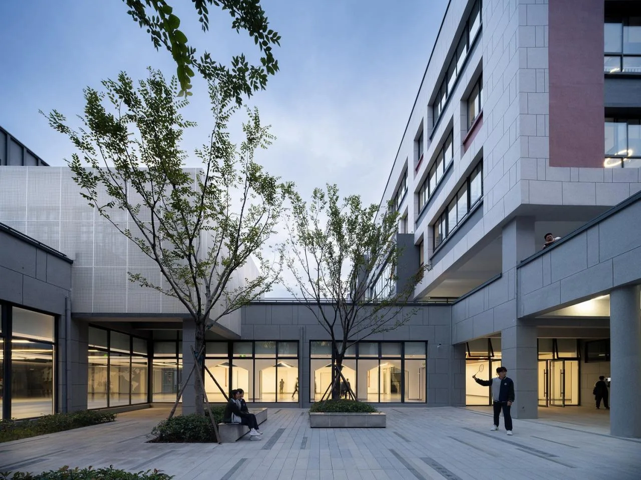 BIM Architecture | Henan Anyang Zhenzhong School/Xiangwai Construction Studio, School of Architecture and Urban Planning, Shandong Jianzhu University