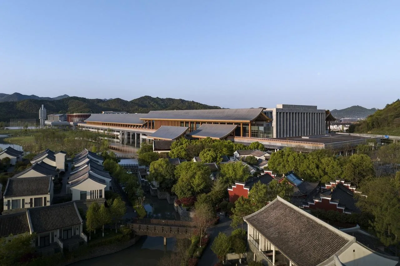 BIM Architecture | Rice Fields and Covered Bridges - Ningbo International Convention Center/Tanghua Architectural Design