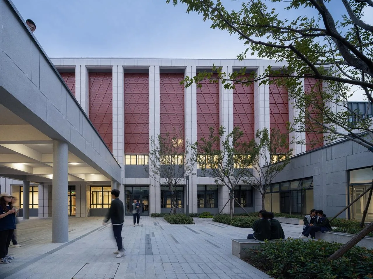BIM Architecture | Henan Anyang Zhenzhong School/Xiangwai Construction Studio, School of Architecture and Urban Planning, Shandong Jianzhu University