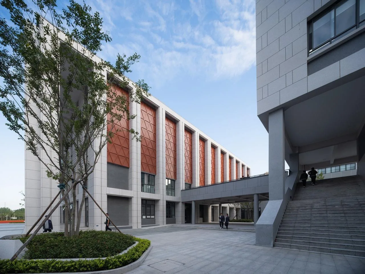 BIM Architecture | Henan Anyang Zhenzhong School/Xiangwai Construction Studio, School of Architecture and Urban Planning, Shandong Jianzhu University