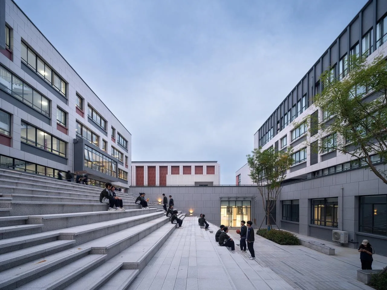 BIM Architecture | Henan Anyang Zhenzhong School/Xiangwai Construction Studio, School of Architecture and Urban Planning, Shandong Jianzhu University