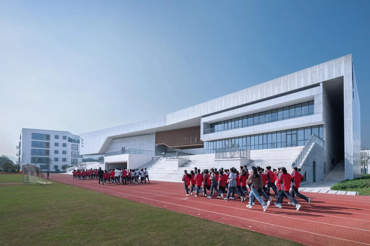 BIM Architecture | Hangzhou Zhongtai Middle School Architectural Design/LZGC Quantum Architecture City Design Firm+Zhejiang Jianyuan Architectural Planning and Design Institute