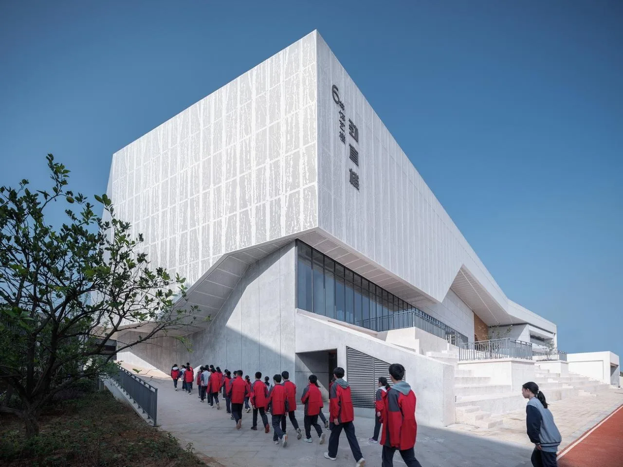 BIM Architecture | Hangzhou Zhongtai Middle School Architectural Design/LZGC Quantum Architecture City Design Firm+Zhejiang Jianyuan Architectural Planning and Design Institute