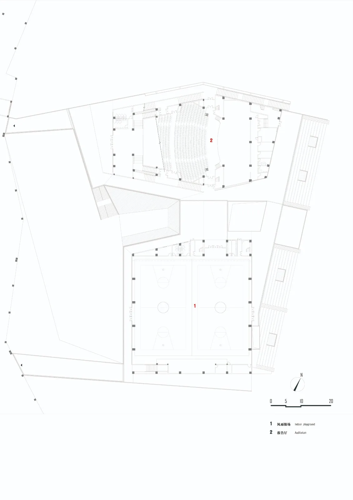BIM Architecture | Hangzhou Zhongtai Middle School Architectural Design/LZGC Quantum Architecture City Design Firm+Zhejiang Jianyuan Architectural Planning and Design Institute
