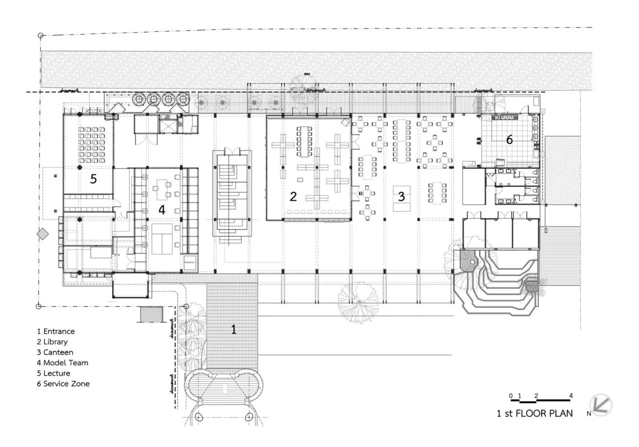 BIM Architecture | Architects' Community Life, Rabindhorn Building/Arsomsilp Community and Environmental Architects