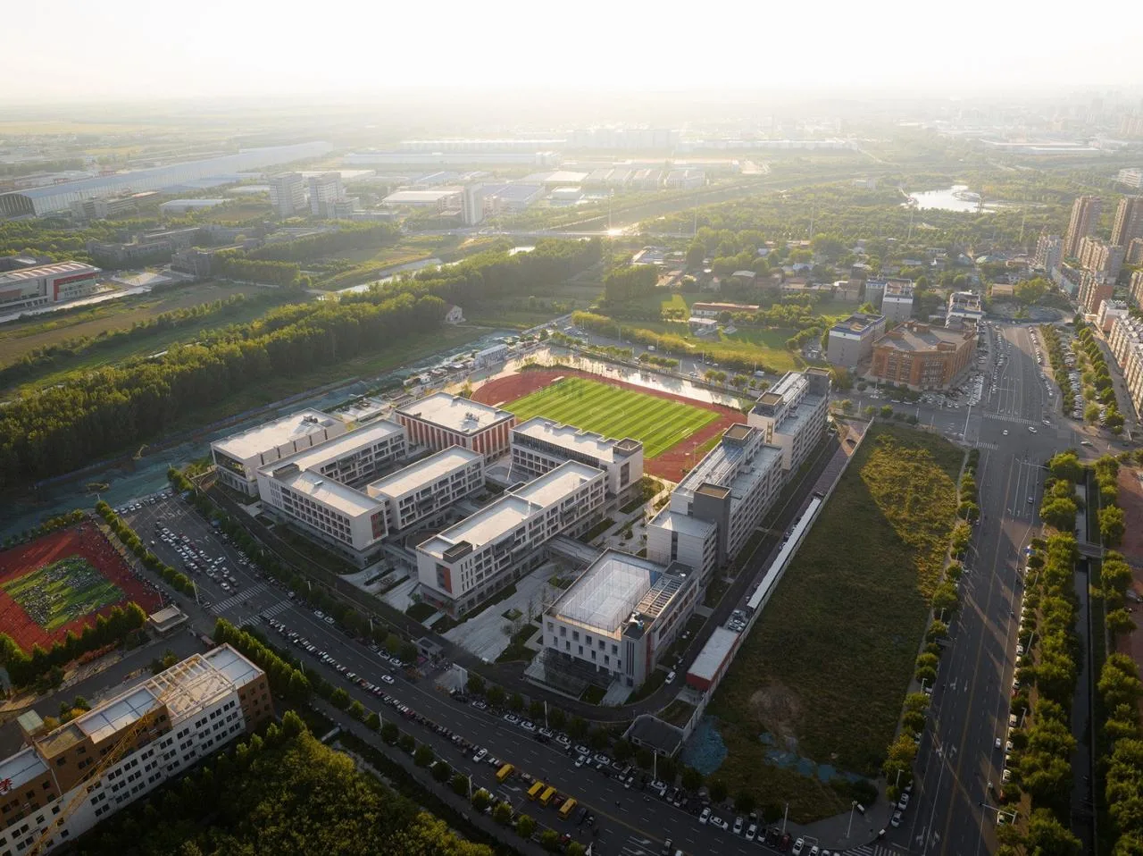 BIM Architecture | Henan Anyang Zhenzhong School/Xiangwai Construction Studio, School of Architecture and Urban Planning, Shandong Jianzhu University