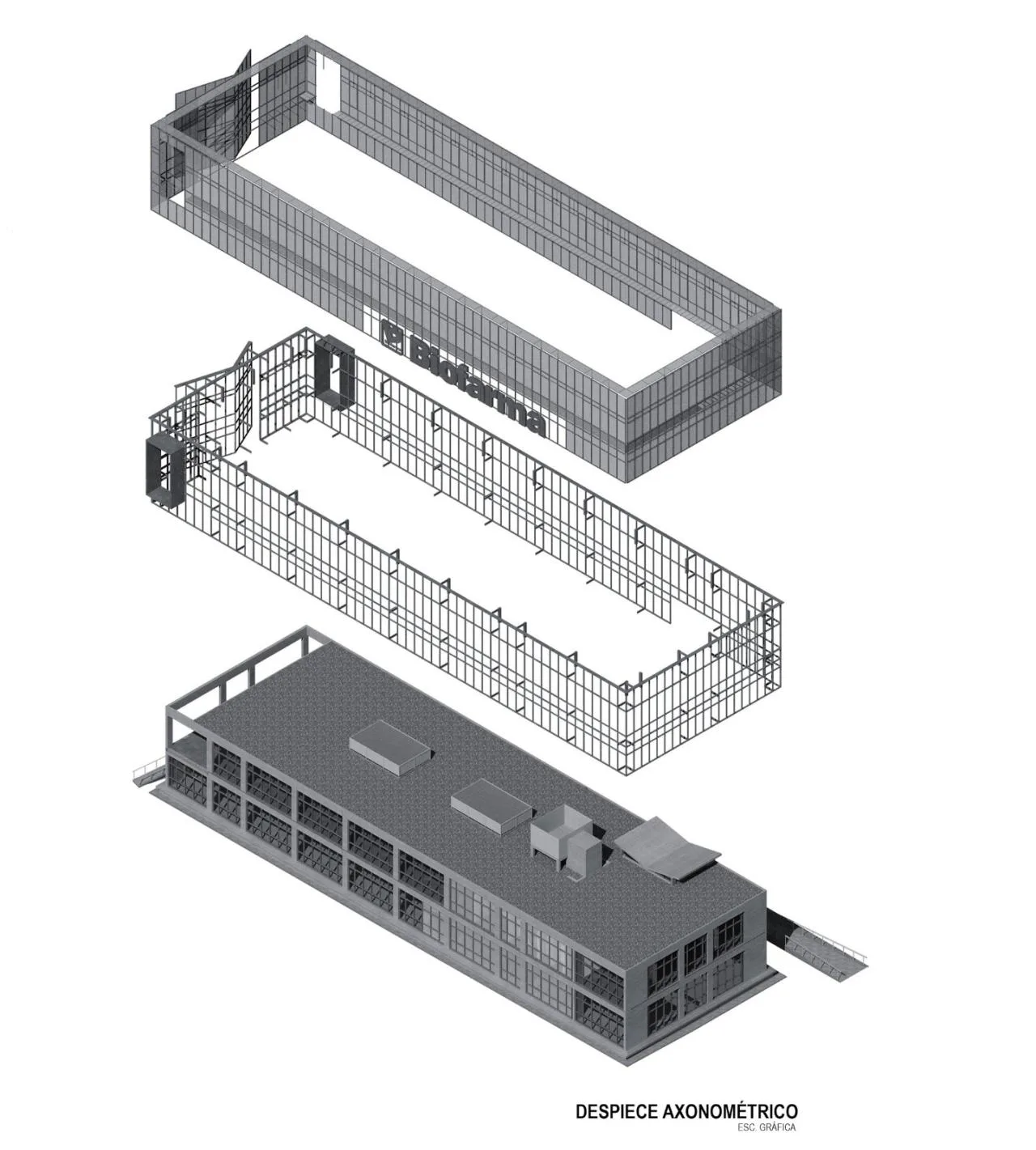 BIM Architecture | Biopharmaceutical Headquarters/Santiago Viale Lescano+Juan Manuel Ju á rez