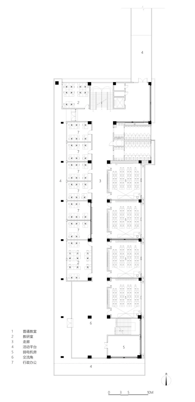 BIM Architecture | Xi'an Weiyang Road Primary School Comprehensive Building/Qu Peiqing Studio of China Northwest Architectural Design and Research Institute