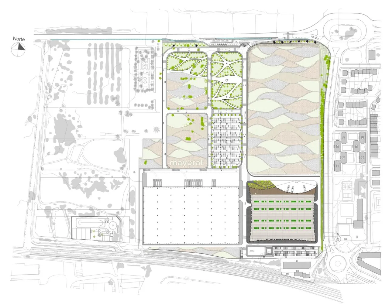 BIM Architecture | Mayoral New Warehouse Logistics Center/System Arquitectura