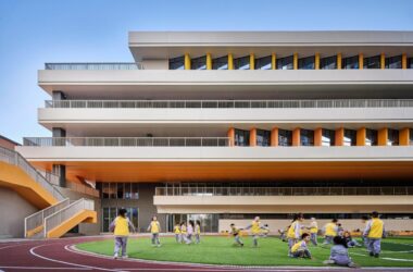BIM Architecture: Xi'an Weiyang Road Primary School Comprehensive Building by Qu Peiqing Studio, China Northwest Architectural Design and Research Institute-BIM WORLD