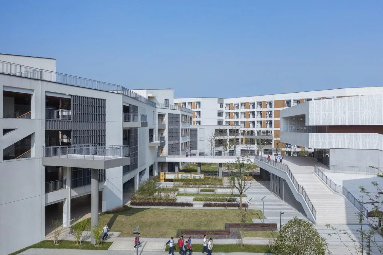 BIM Architecture | Hangzhou Zhongtai Middle School Architectural Design/LZGC Quantum Architecture City Design Firm+Zhejiang Jianyuan Architectural Planning and Design Institute