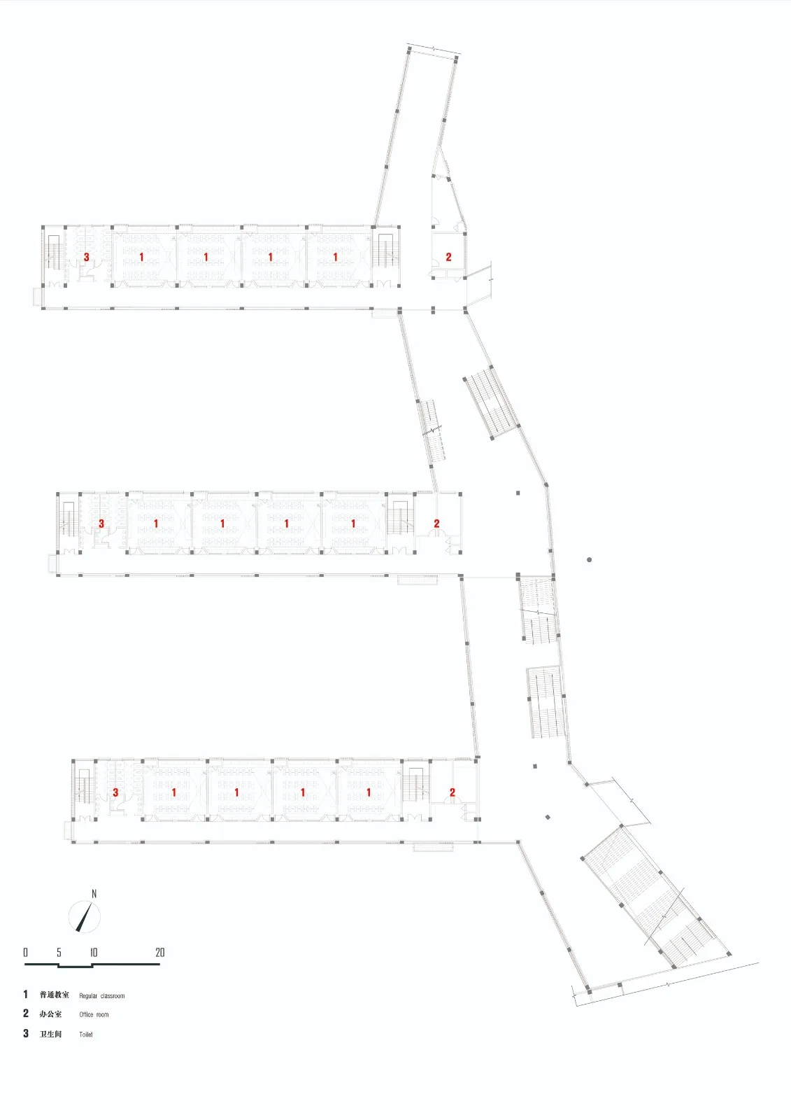 BIM Architecture | Hangzhou Zhongtai Middle School Architectural Design/LZGC Quantum Architecture City Design Firm+Zhejiang Jianyuan Architectural Planning and Design Institute