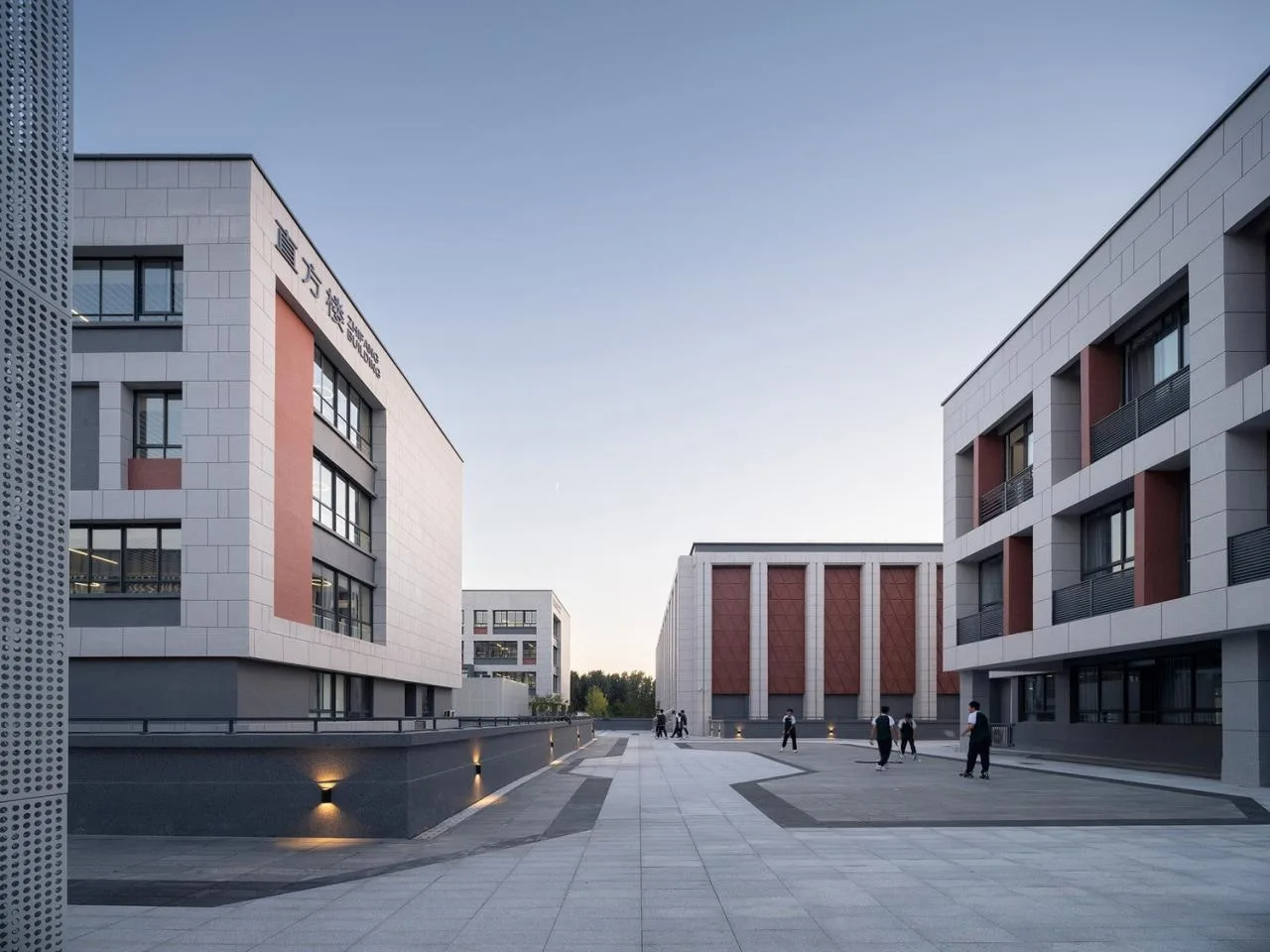 BIM Architecture | Henan Anyang Zhenzhong School/Xiangwai Construction Studio, School of Architecture and Urban Planning, Shandong Jianzhu University