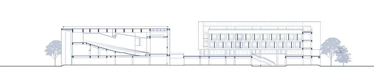 BIM Architecture | Henan Anyang Zhenzhong School/Xiangwai Construction Studio, School of Architecture and Urban Planning, Shandong Jianzhu University