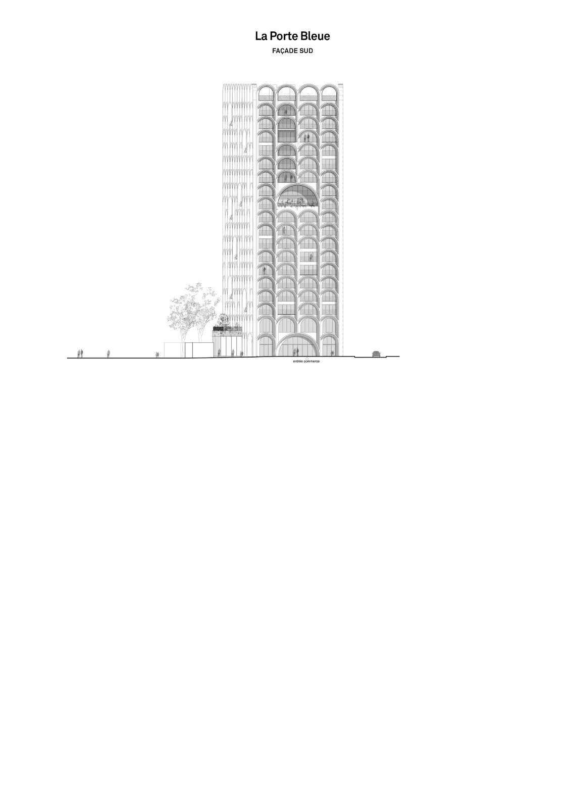 BIM Architecture | 414 Arches, 'Blue Gate' Residence/PietriArchitectors