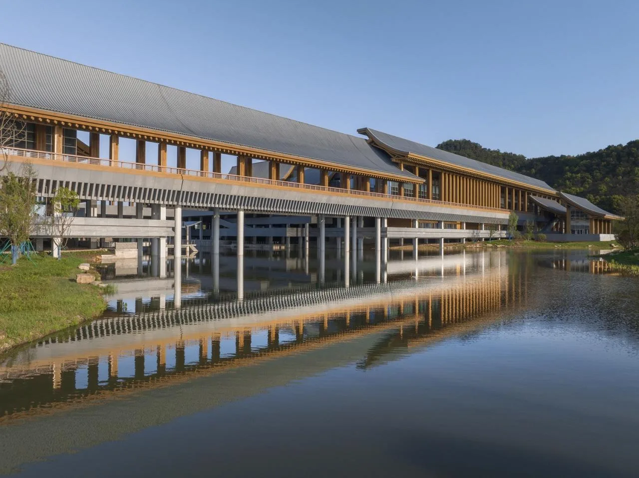 BIM Architecture | Rice Fields and Covered Bridges - Ningbo International Convention Center/Tanghua Architectural Design