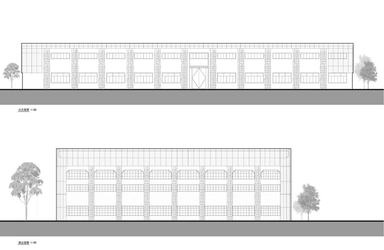 BIM Architecture | Floating Box: Cloud Future Industrial Park/Grid Design