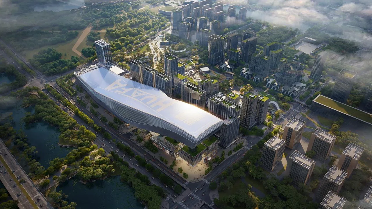 BIM Architecture | Shenzhen Qianhai · Huafa Ice and Snow World: The World's Largest Indoor Ski Center/10 Design