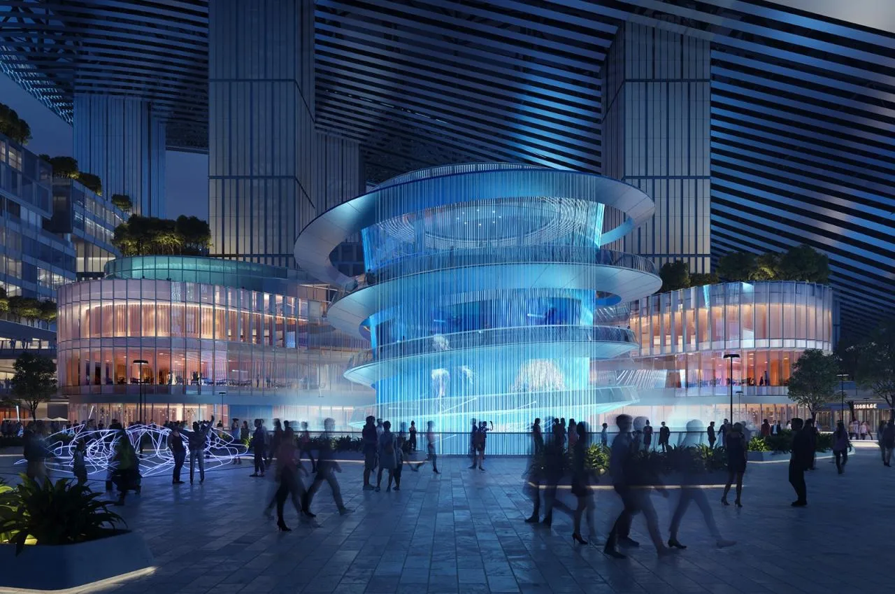 BIM Architecture | Shenzhen Qianhai · Huafa Ice and Snow World: The World's Largest Indoor Ski Center/10 Design