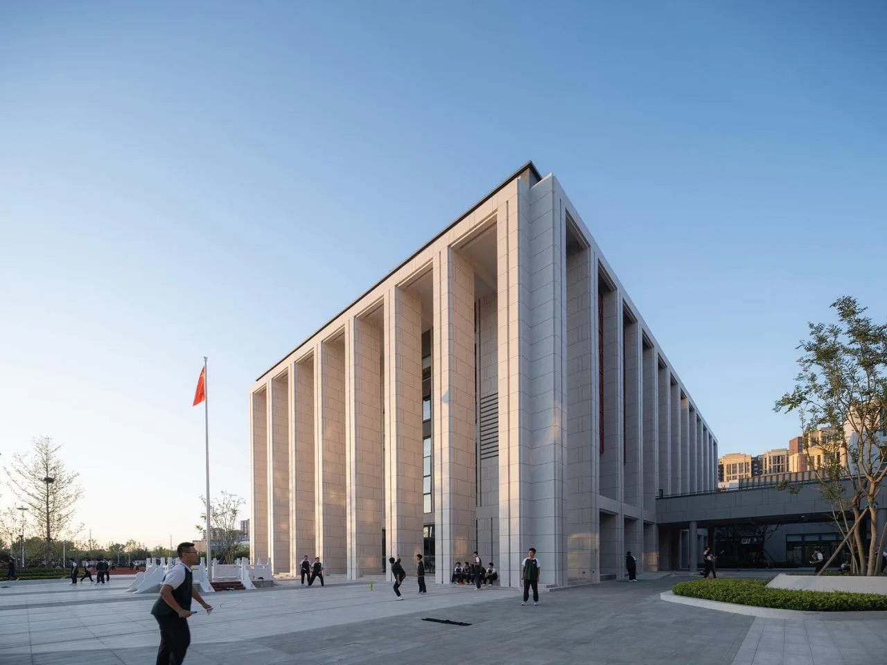 BIM Architecture | Henan Anyang Zhenzhong School/Xiangwai Construction Studio, School of Architecture and Urban Planning, Shandong Jianzhu University
