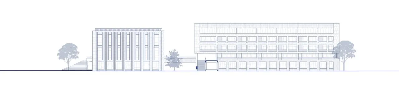 BIM Architecture | Henan Anyang Zhenzhong School/Xiangwai Construction Studio, School of Architecture and Urban Planning, Shandong Jianzhu University