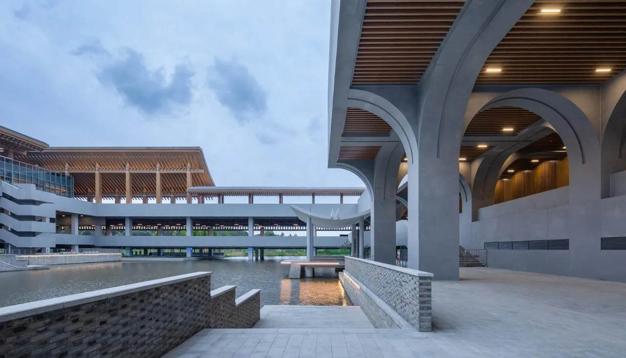BIM Architecture | Rice Fields and Covered Bridges - Ningbo International Convention Center/Tanghua Architectural Design