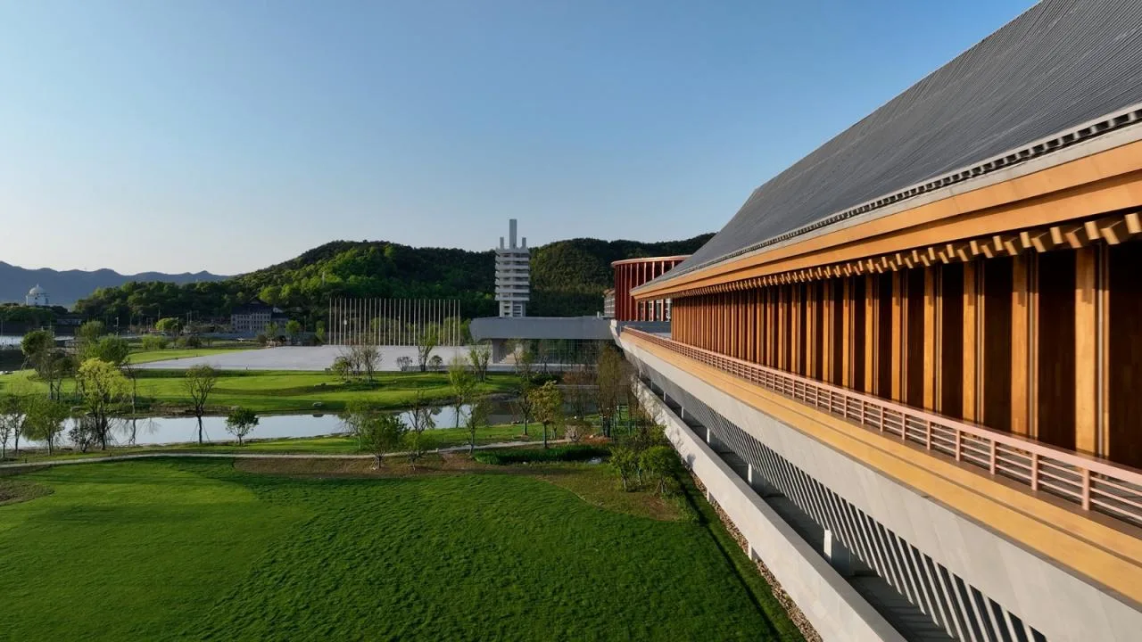 BIM Architecture | Rice Fields and Covered Bridges - Ningbo International Convention Center/Tanghua Architectural Design