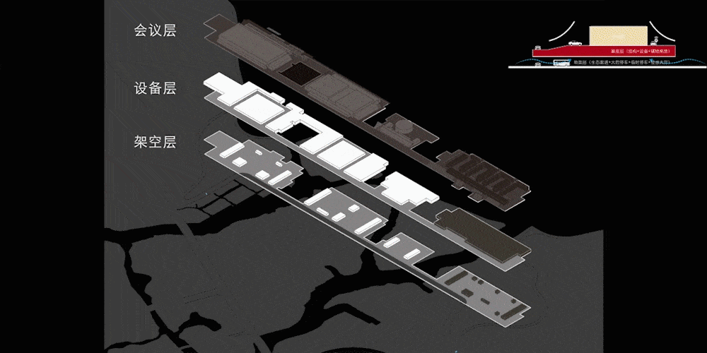 BIM Architecture | Rice Fields and Covered Bridges - Ningbo International Convention Center/Tanghua Architectural Design