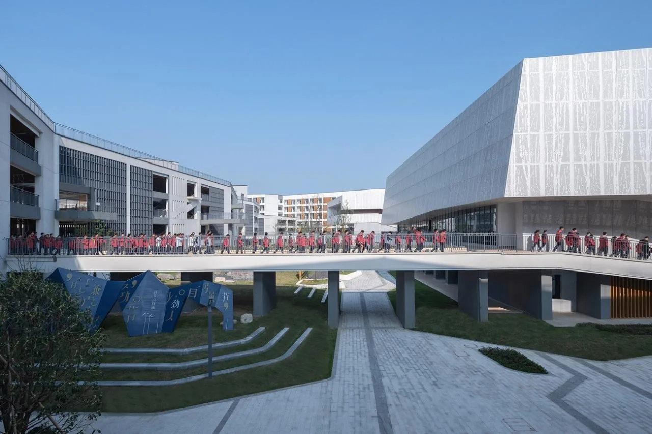 BIM Architecture | Hangzhou Zhongtai Middle School Architectural Design/LZGC Quantum Architecture City Design Firm+Zhejiang Jianyuan Architectural Planning and Design Institute