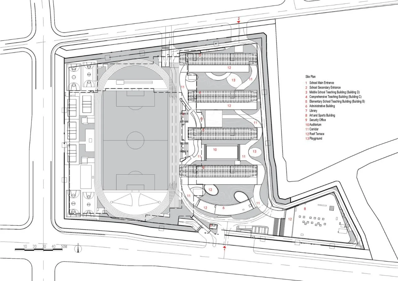 BIM Architecture | Mingming Experimental School/Mizhang Architecture