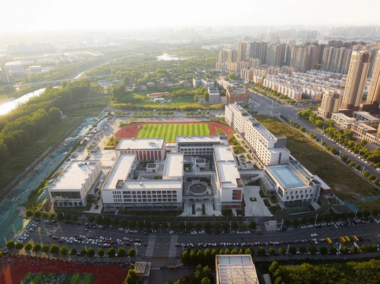 BIM Architecture | Henan Anyang Zhenzhong School/Xiangwai Construction Studio, School of Architecture and Urban Planning, Shandong Jianzhu University