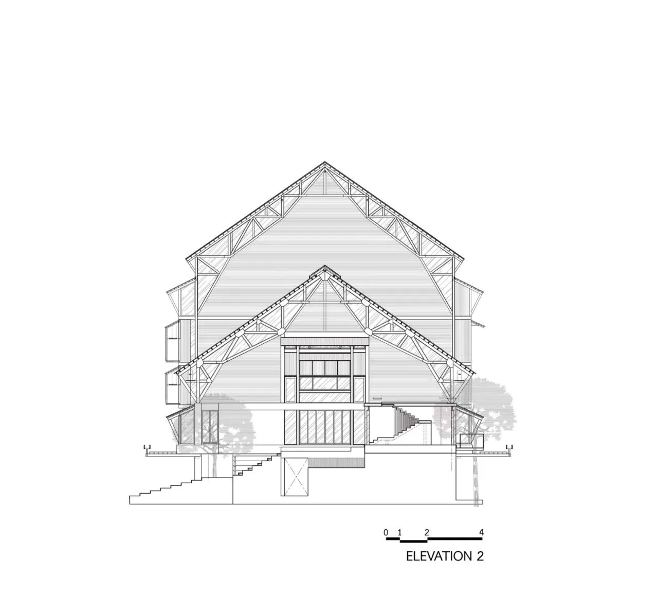 BIM Architecture | Architects' Community Life, Rabindhorn Building/Arsomsilp Community and Environmental Architects