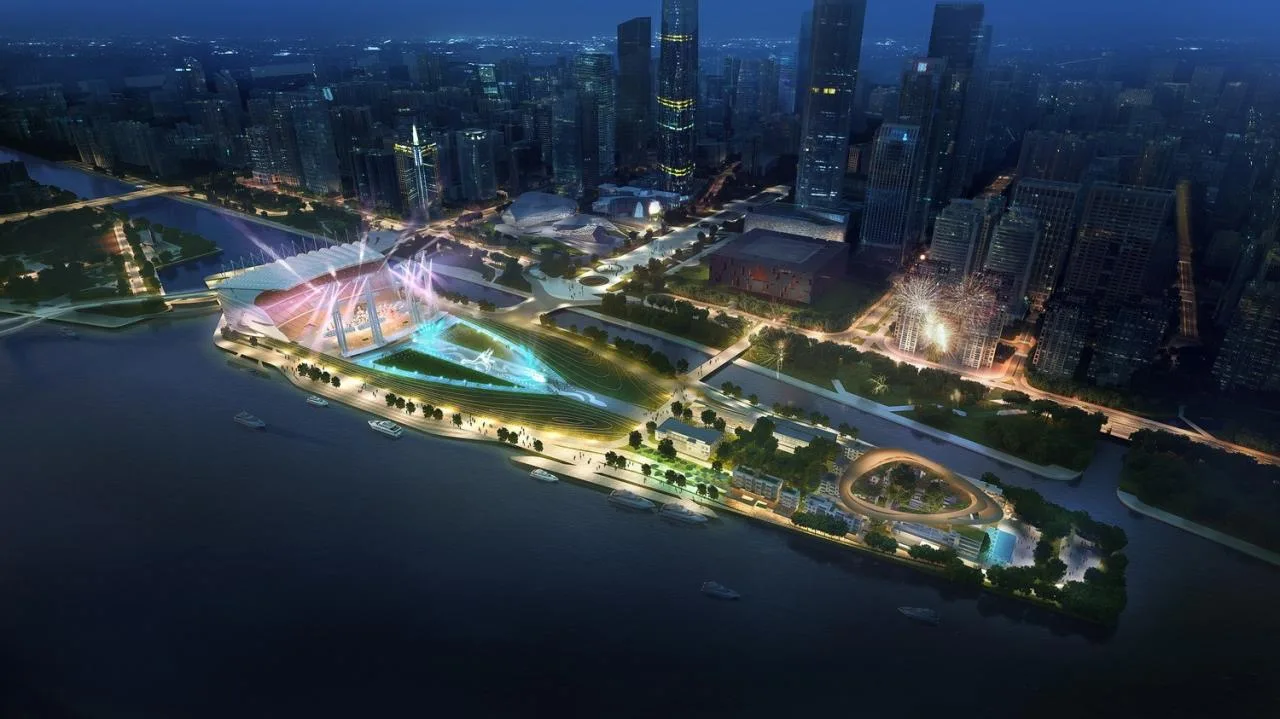 BIM Architecture | Renewal Concept and Implementation of Haixinsha Island in Guangzhou/XAA Xian Jianxiong Joint Architectural Design Firm