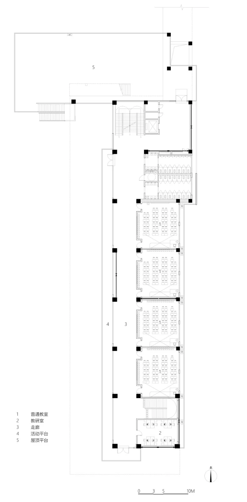 BIM Architecture | Xi'an Weiyang Road Primary School Comprehensive Building/Qu Peiqing Studio of China Northwest Architectural Design and Research Institute