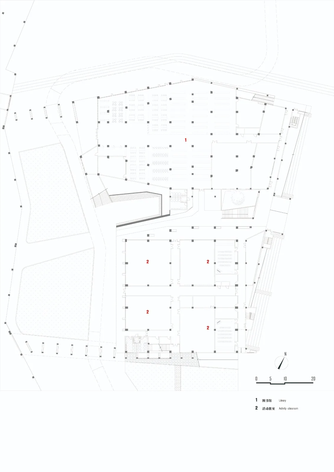 BIM Architecture | Hangzhou Zhongtai Middle School Architectural Design/LZGC Quantum Architecture City Design Firm+Zhejiang Jianyuan Architectural Planning and Design Institute