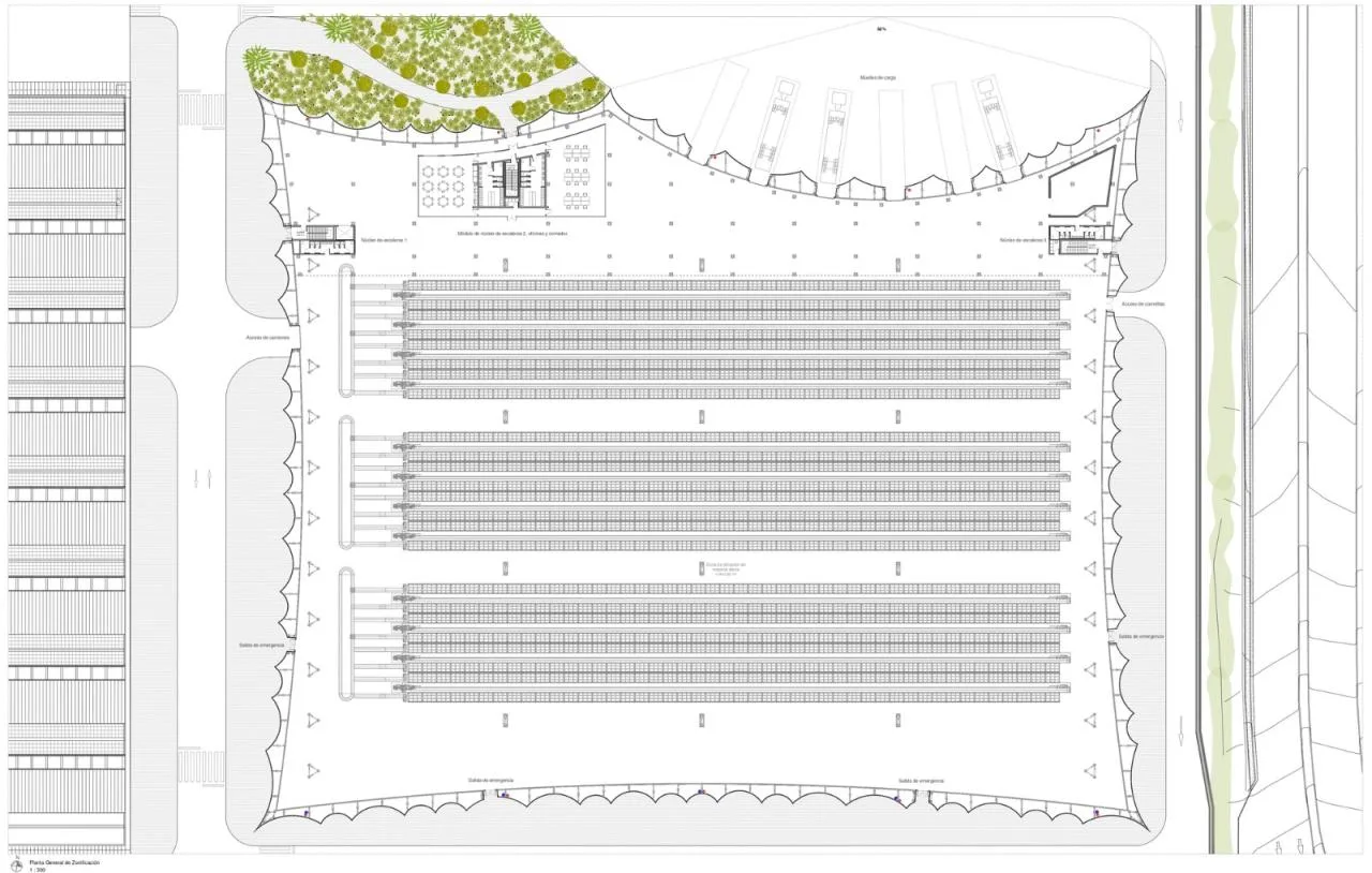 BIM Architecture | Mayoral New Warehouse Logistics Center/System Arquitectura