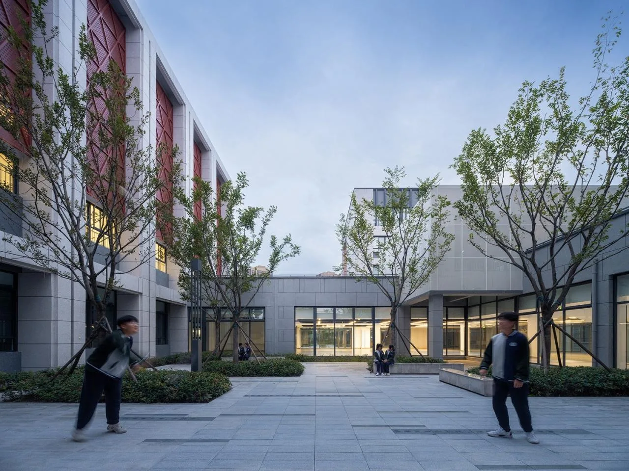 BIM Architecture | Henan Anyang Zhenzhong School/Xiangwai Construction Studio, School of Architecture and Urban Planning, Shandong Jianzhu University
