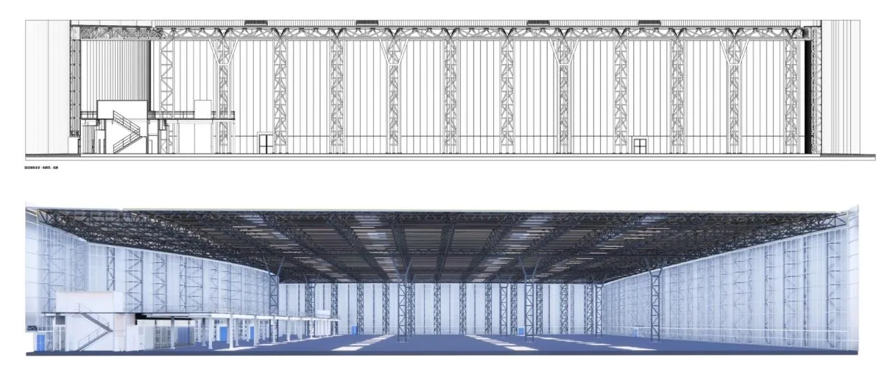 BIM Architecture | Mayoral New Warehouse Logistics Center/System Arquitectura