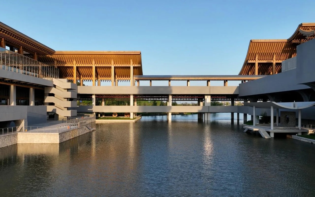 BIM Architecture | Rice Fields and Covered Bridges - Ningbo International Convention Center/Tanghua Architectural Design
