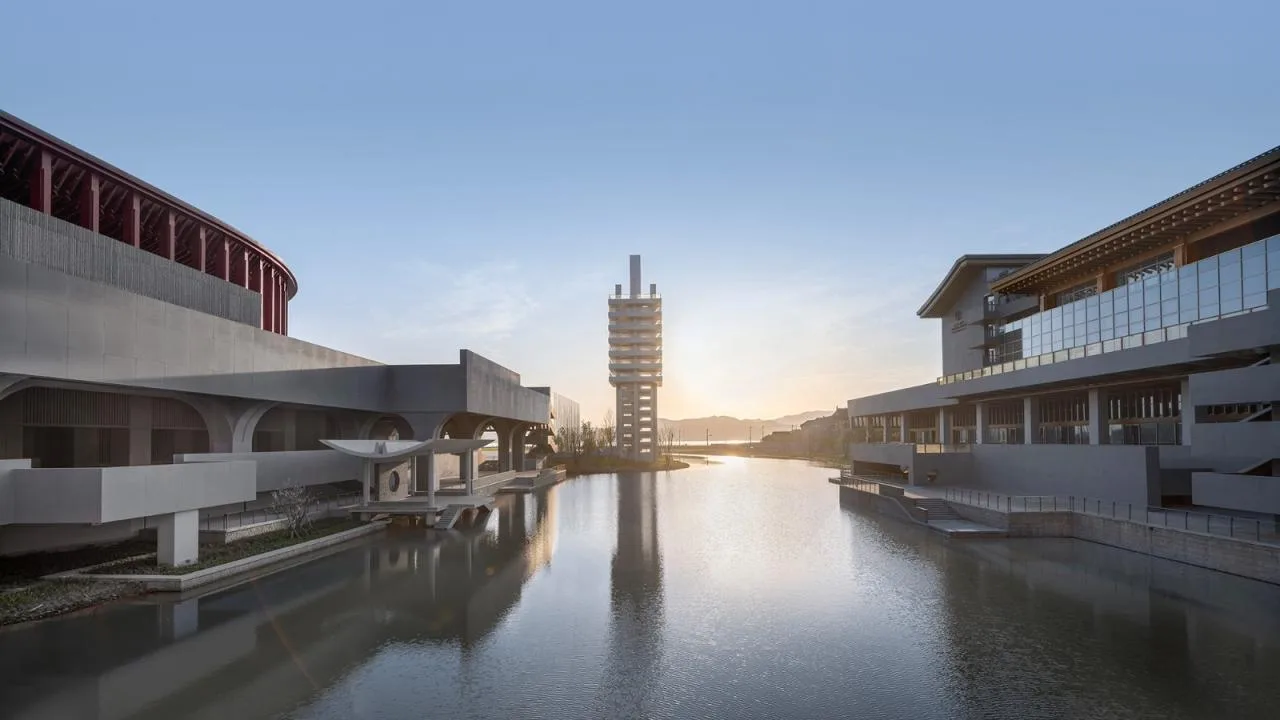 BIM Architecture | Rice Fields and Covered Bridges - Ningbo International Convention Center/Tanghua Architectural Design
