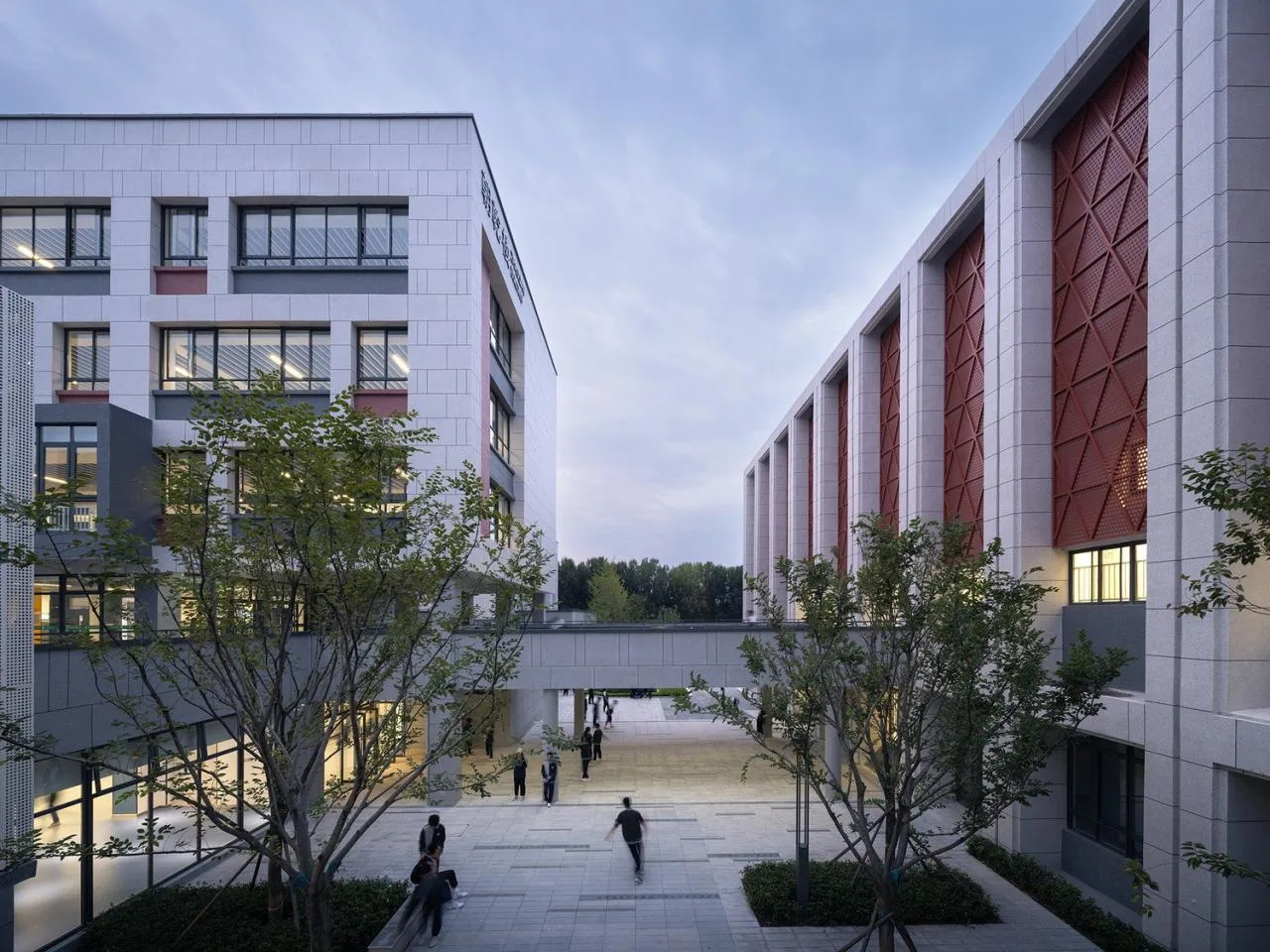 BIM Architecture | Henan Anyang Zhenzhong School/Xiangwai Construction Studio, School of Architecture and Urban Planning, Shandong Jianzhu University