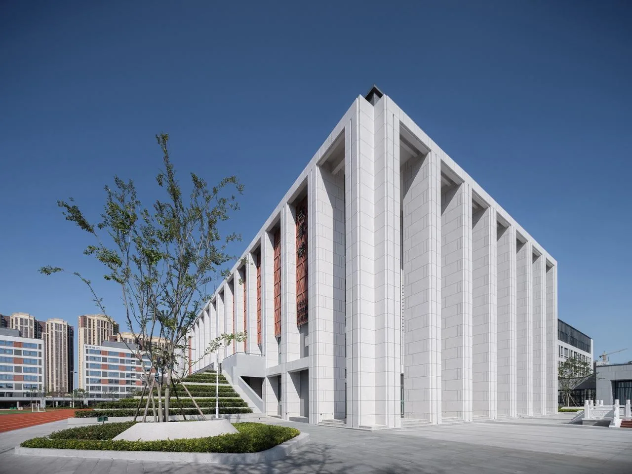 BIM Architecture | Henan Anyang Zhenzhong School/Xiangwai Construction Studio, School of Architecture and Urban Planning, Shandong Jianzhu University