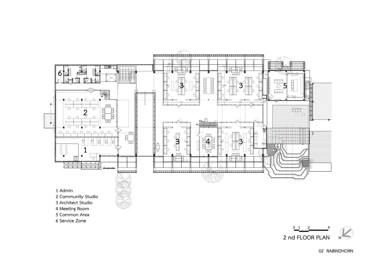 BIM Architecture | Architects' Community Life, Rabindhorn Building/Arsomsilp Community and Environmental Architects