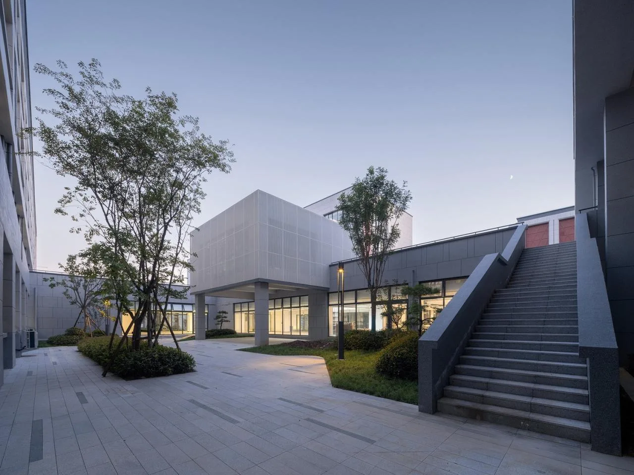 BIM Architecture | Henan Anyang Zhenzhong School/Xiangwai Construction Studio, School of Architecture and Urban Planning, Shandong Jianzhu University
