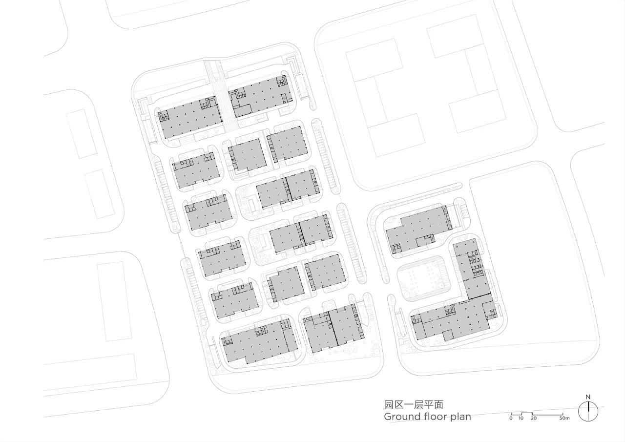 BIM Architecture | Industrial Upstairs Mode Iteration: Hangzhou Zhongenergy-saving (Fuyang) Environmental Protection Industrial Park/Line+Meng Fanhao's New Work