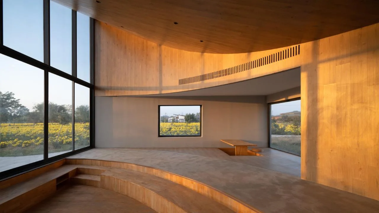 BIM Architecture | Yuntai Mountain Ice Chrysanthemum Field Library/One Tree Architecture