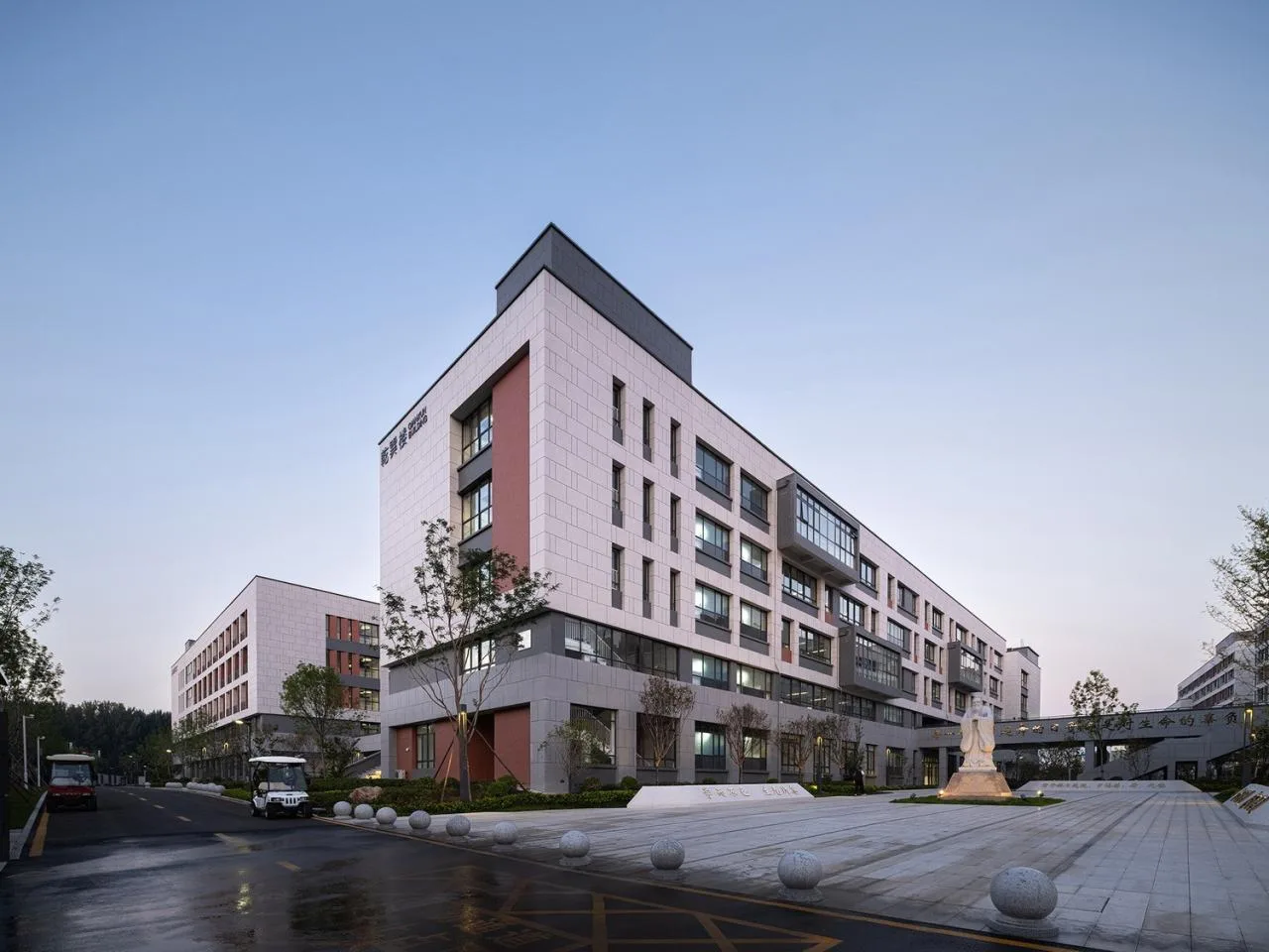 BIM Architecture | Henan Anyang Zhenzhong School/Xiangwai Construction Studio, School of Architecture and Urban Planning, Shandong Jianzhu University